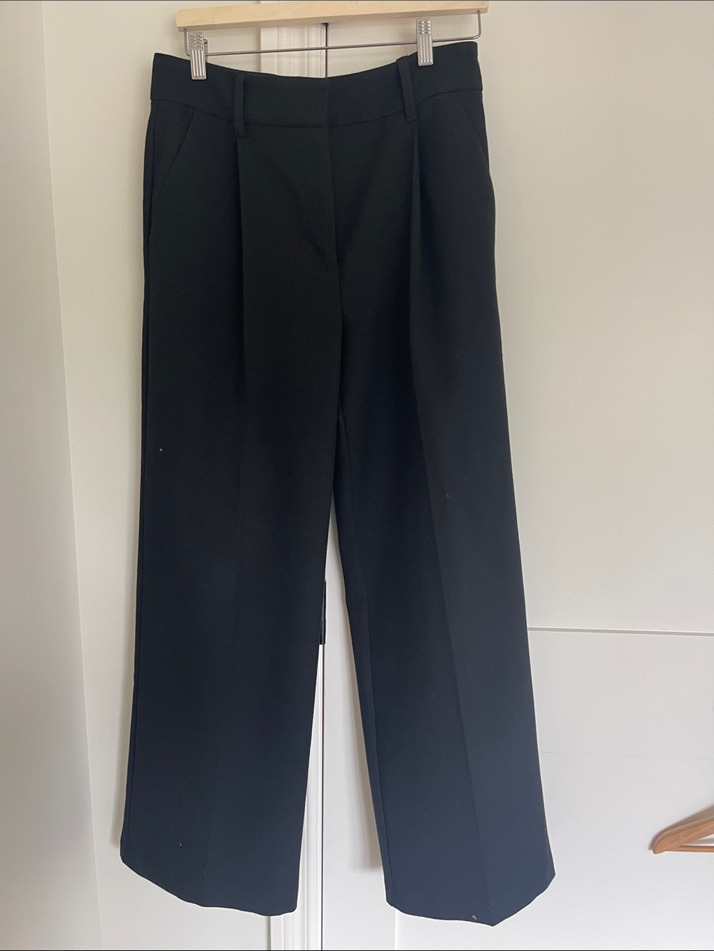 OAK + FORT Black Wide Leg Trousers